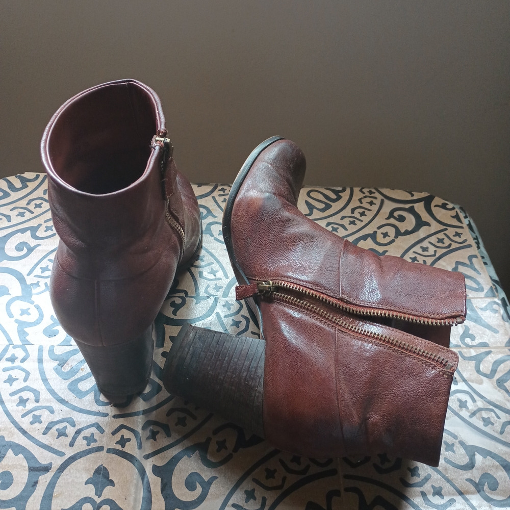 Cole Haan Leather Ankle Booties